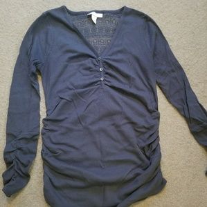 Motherhood Maternity Long Sleeve Shirt